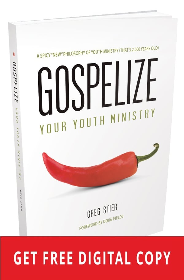 Get your free digital copy of Gospelize Your Youth Ministry